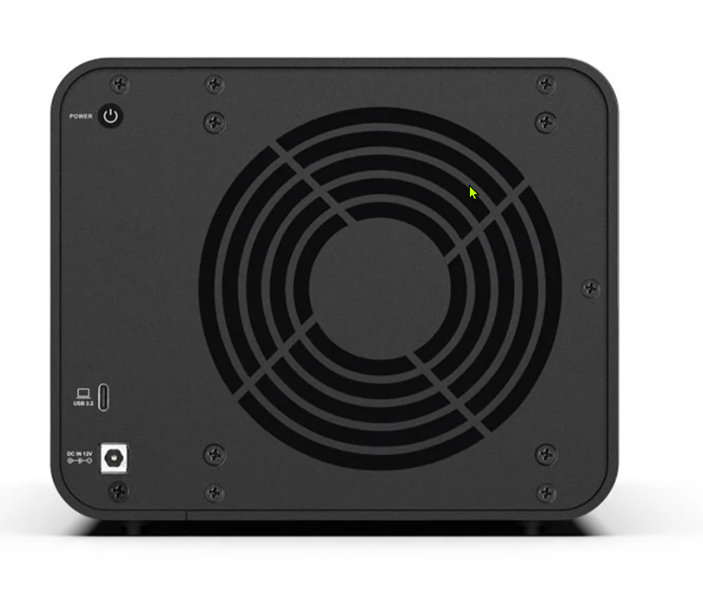 TERRAMASTER D4-320 External Hard Drive Enclosure - 4bay USB 3.2 Gen2 10Gbps Type-C USB Storage Hot Swappable Plug and Play (Diskless)