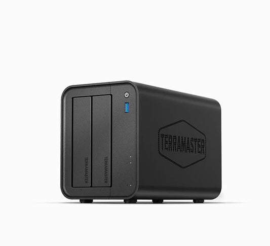TERRAMASTER F2-425 2-Bay NAS; Intel N5095 4Core 4GB DDR4 2.5GbE Port x1 USB 3.2 x3 (Diskless)
